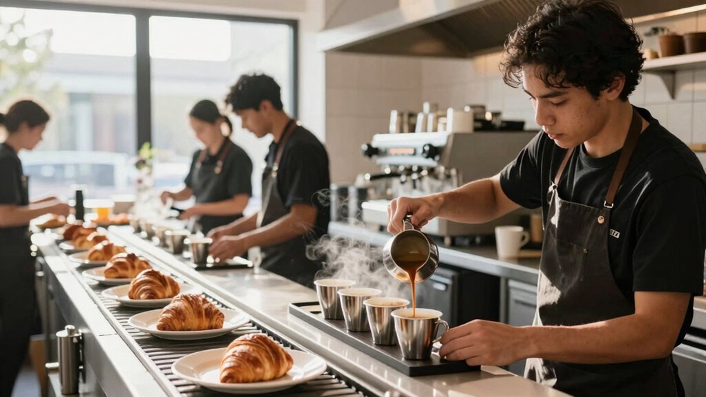 efficient morning coffee service