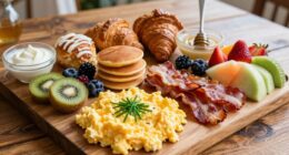 elegant morning celebration display