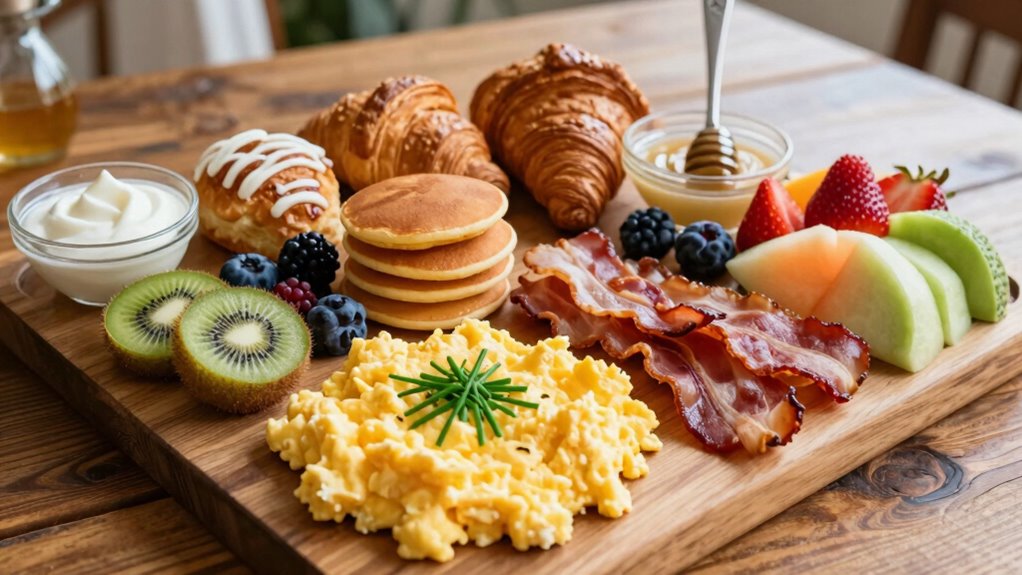 elegant morning celebration display