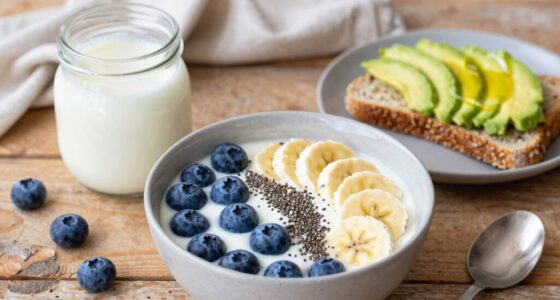 healthy fiber rich morning meal