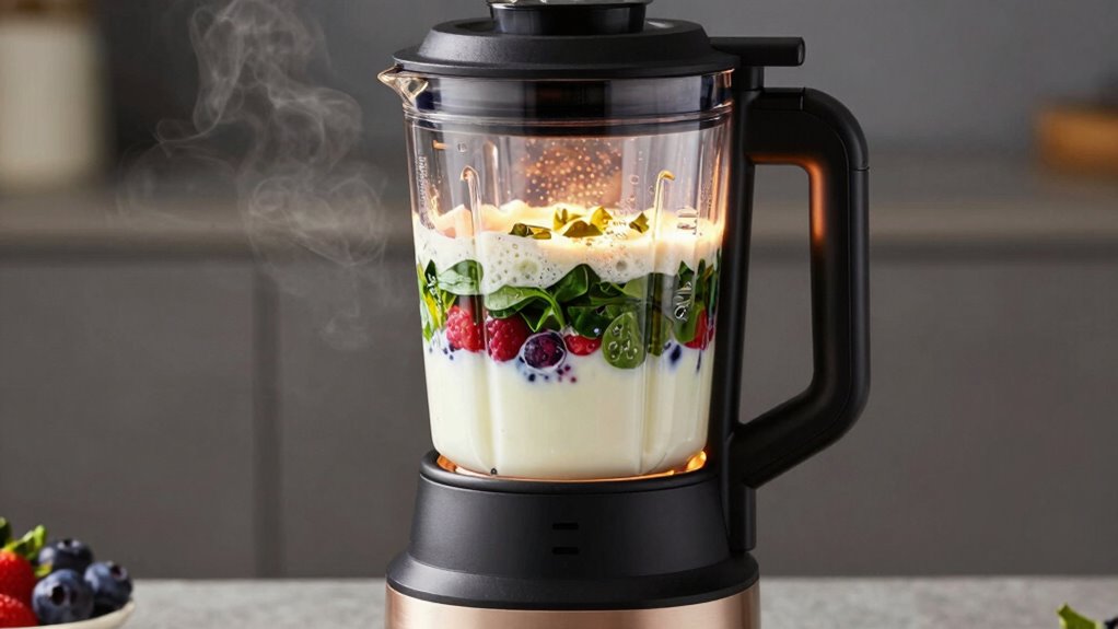 heated blending for versatility