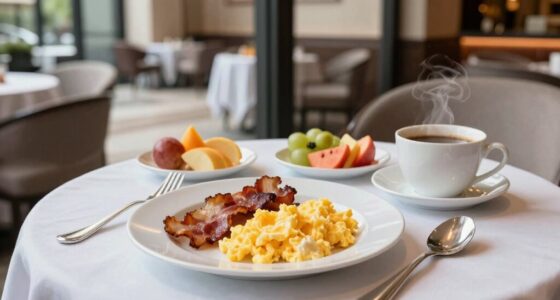 hotel breakfast ambiance differences