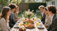 intimate post wedding brunch