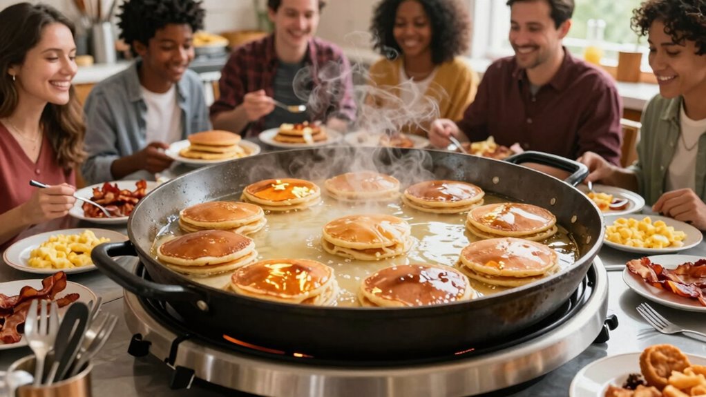 large electric skillet breakfast