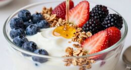 layered yogurt for freshness