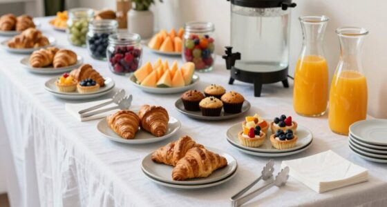mess free morning refreshments