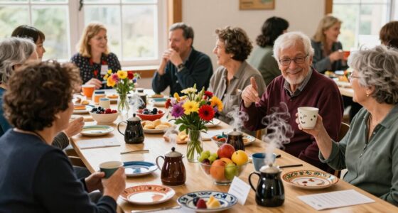 organize community breakfast gathering