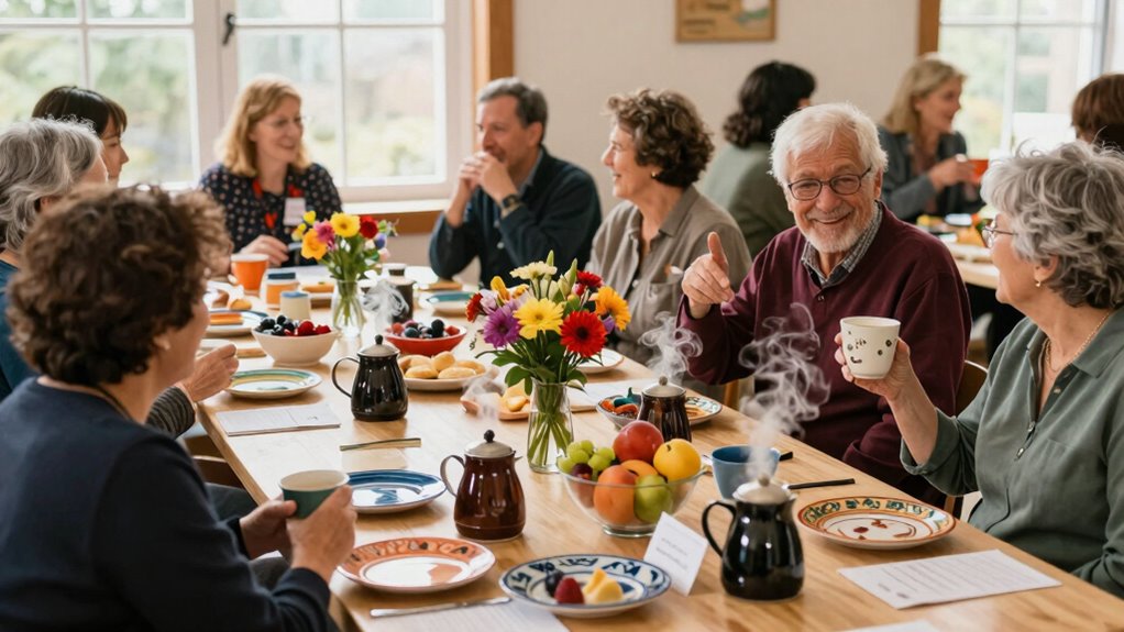 organize community breakfast gathering