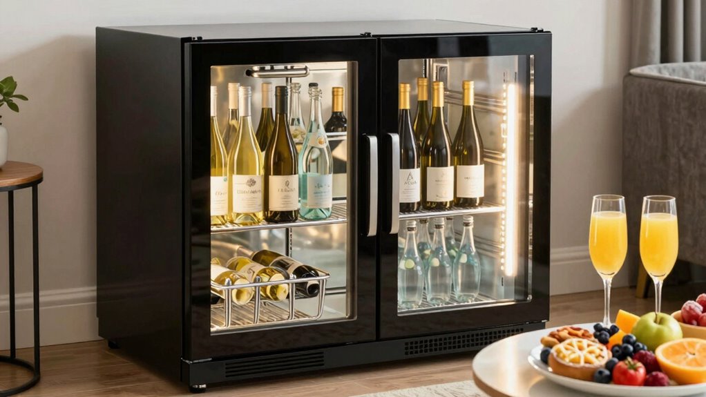 organized accessible beverage storage