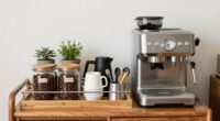 organized coffee cart tips