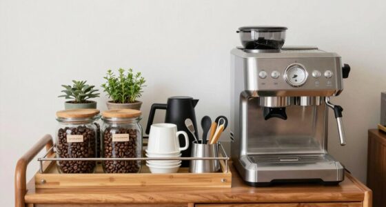 organized coffee cart tips