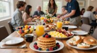 organized community breakfast planning