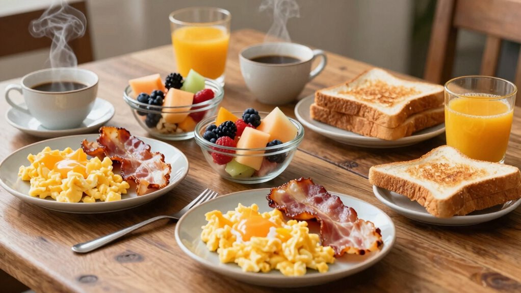 portion planning for breakfast
