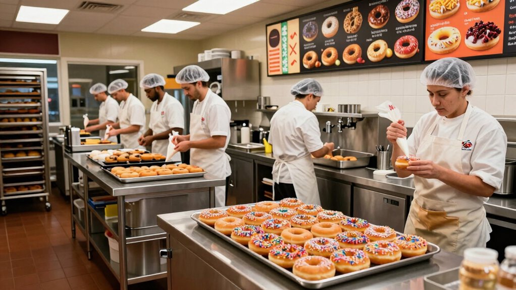 proper menu for donuts