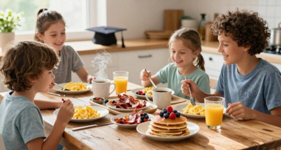 quick graduation morning breakfast