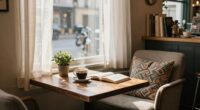 quiet breakfast spots for work