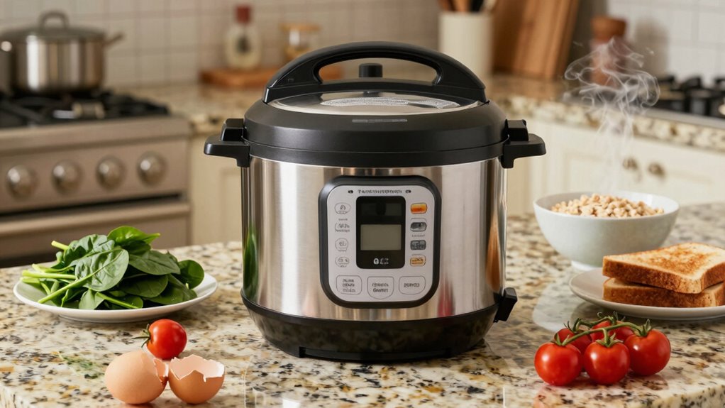 safe efficient breakfast cooking