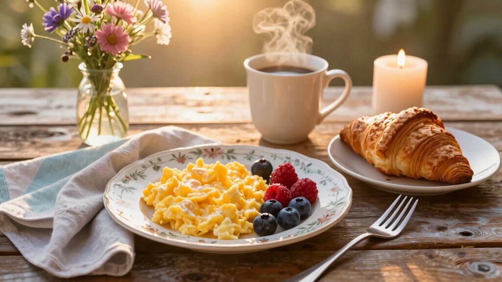 simple thoughtful birthday breakfast