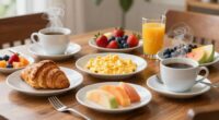 teacher staff breakfast catering