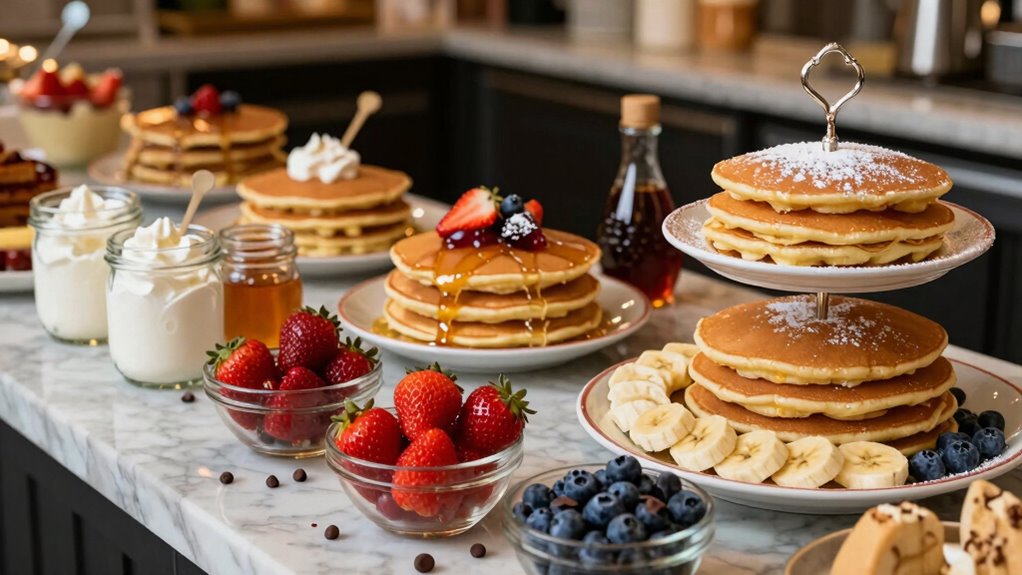 themed pancake bars impress