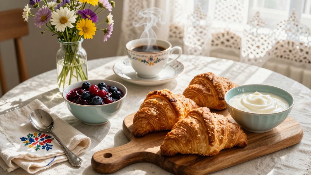 warm breakfast welcoming rituals