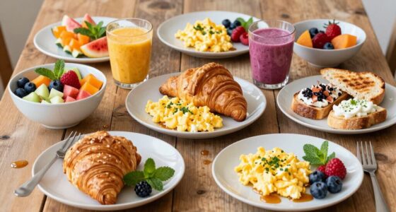 weekly varied breakfast planning