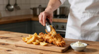 Real Authentic British Fish And Chips 🇬🇧