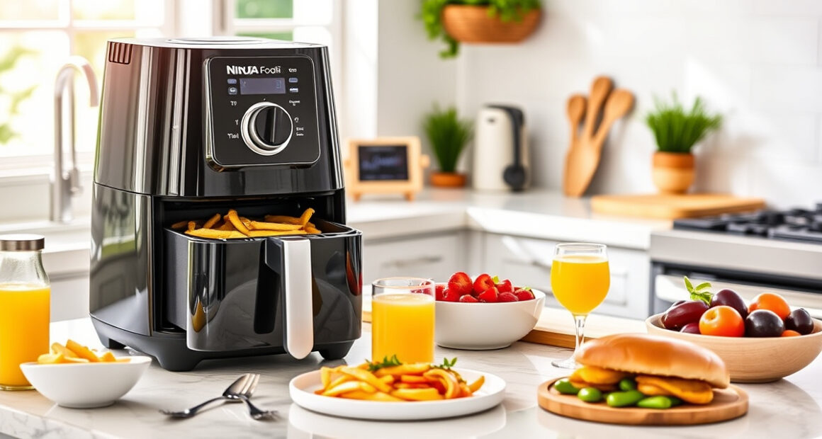 Summer Grilled Chicken and Veggies with Ninja Foodi XL Air Fryer