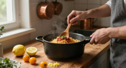 Spaghetti Con Colatura Di Alici, ’Nduja, Limone E Pomodorini Gialli
