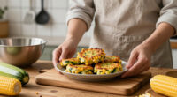 Zucchini and Corn Fritters