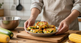 Zucchini and Corn Fritters