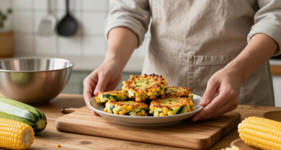 Zucchini and Corn Fritters