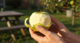 Eating Fruit Skins