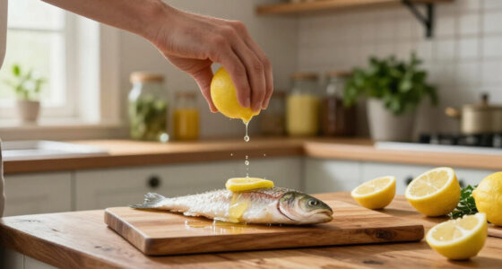 Lemon On Our Fish.