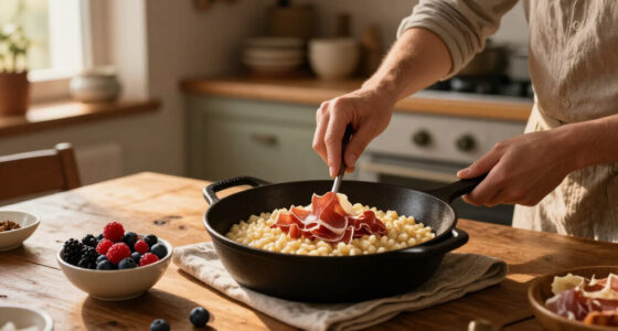 Orzotto Al Formaggio, Speck E Frutti Di Bosco