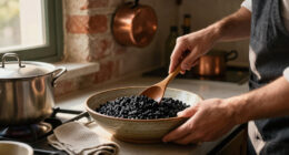 Risotto Al Nero Di Seppia: Venice's Dramatic Black Risotto At Home