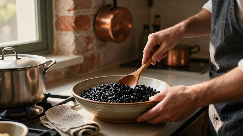Risotto Al Nero Di Seppia: Venice's Dramatic Black Risotto At Home
