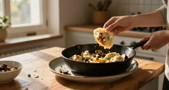 Skillet Pierogi With Mushrooms